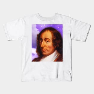 Blaise Pascal Portrait | Blaise Pascal Artwork 2 Kids T-Shirt